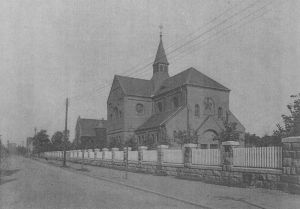 St.-Josef-Kirche vor der Erweiterung von 1965-1967