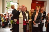 Bischof Geerlings weiht SKF Haus —Foto: huxel